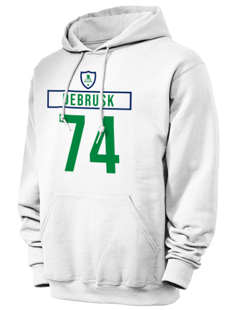 Home Jersey Jake Debrusk Unisex Hooded Sweatshirt | Swagsta
