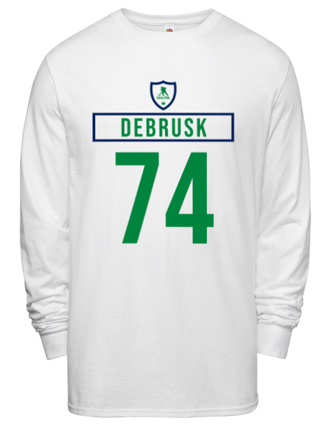 Home Jersey Jake Debrusk Men's Long-Sleeve T-Shirt | Swagsta