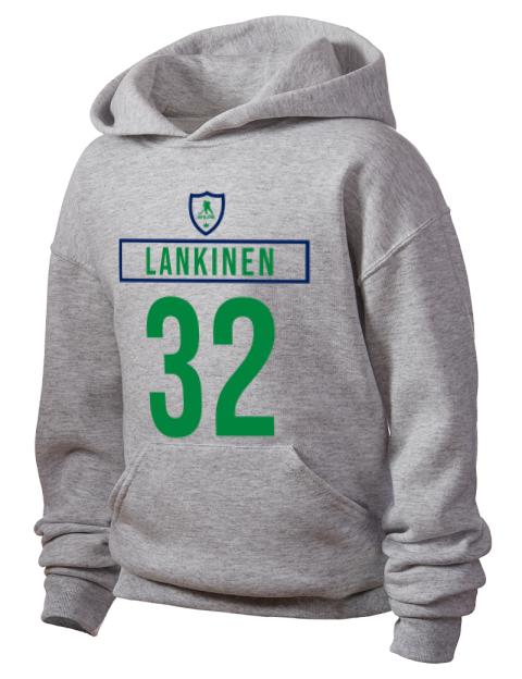 Home Jersey Kevin Lankinen Youth Hooded Sweatshirt | Swagsta