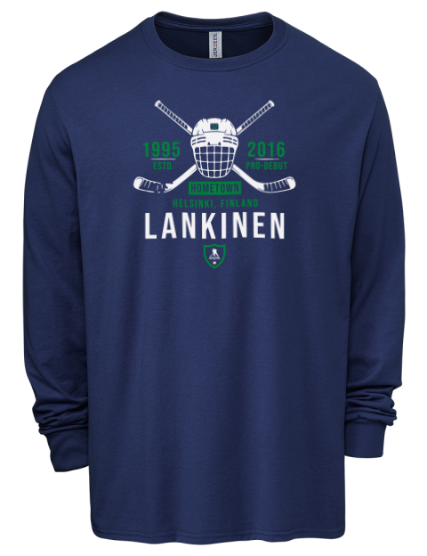 Heritage Kevin Lankinen Men's Premium Blend Long Sleeve-T-Shirt | Swagsta