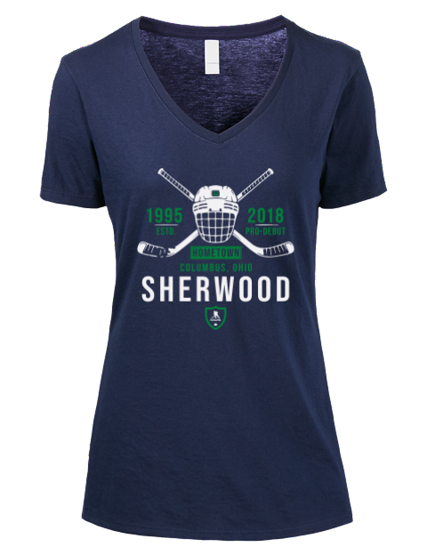 Heritage Kiefer Sherwood Premium Ladies V-Neck T-Shirt | Swagsta