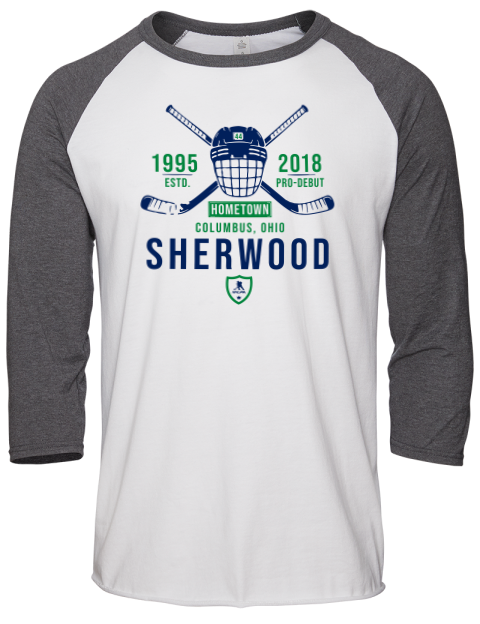 Classic Heritage Kiefer Sherwood Unisex Premium Three-Quarter Raglan T-Shirt | Swagsta