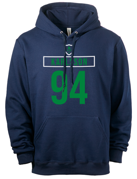 Away Jersey Linus Karlsson Eco Premium Unisex Hooded Sweatshirt | Swagsta