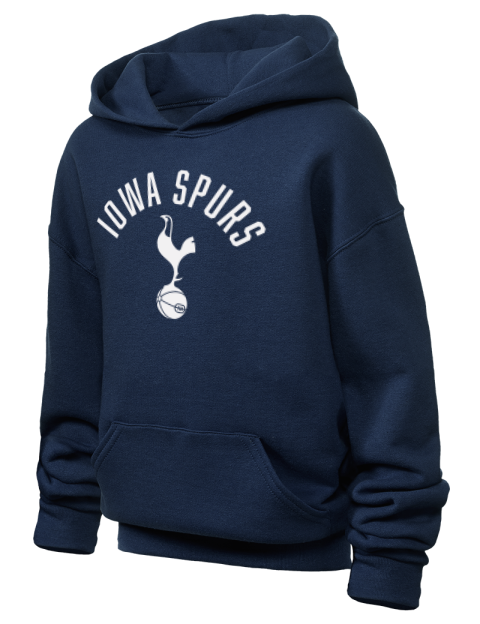Arched Iowa Spurs Youth Hooded Sweatshirt | Swagsta
