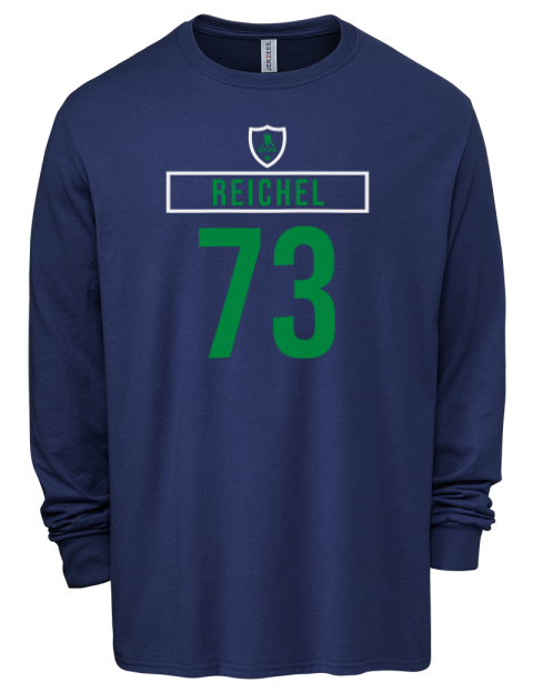 Away Jersey Lukas Reichel Men's Premium Blend Long Sleeve-T-Shirt | Swagsta
