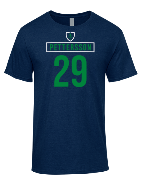 Away Jersey Marcus Pettersson Premium Ring-Spun Cotton Unisex T-Shirt | Swagsta