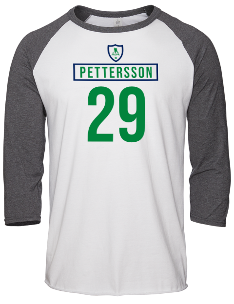 Home Jersey Marcus Pettersson Unisex Premium Three-Quarter Raglan T-Shirt | Swagsta