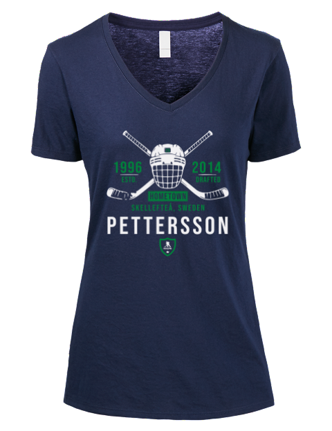 Heritage Marcus Pettersson Premium Ladies V-Neck T-Shirt | Swagsta