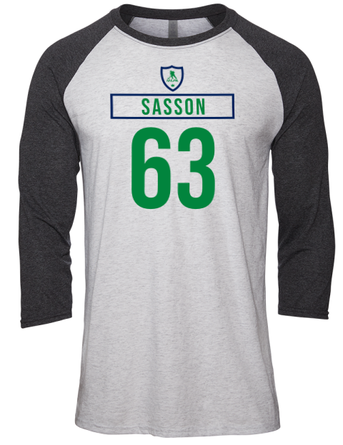Home Jersey Max Sasson Unisex Premium Three-Quarter Raglan T-Shirt | Swagsta
