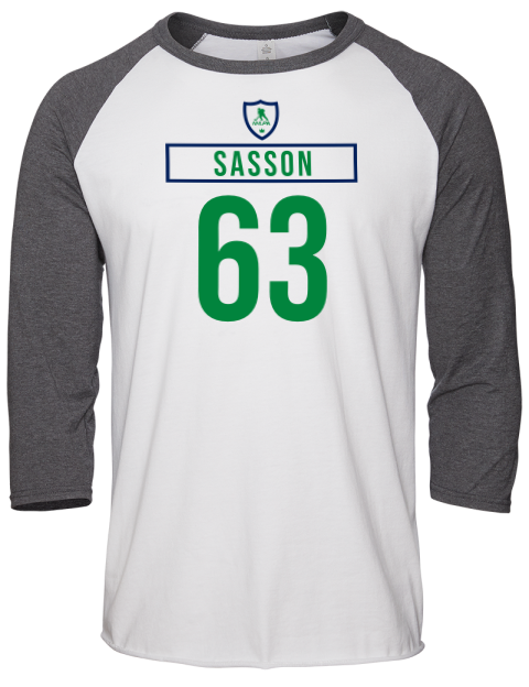 Home Jersey Max Sasson Unisex Premium Three-Quarter Raglan T-Shirt | Swagsta