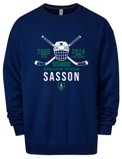 Heritage Max Sasson Premium Unisex Crewneck Sweatshirt | Swagsta