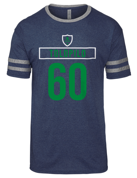 Away Jersey Nikita Tolopilo Men's Tri-Blend T-Shirt | Swagsta