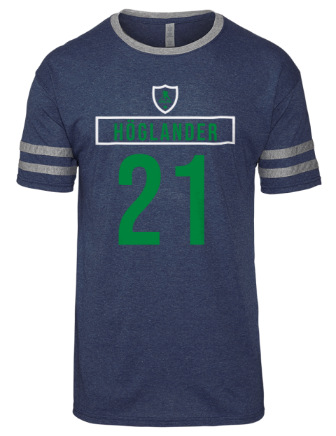 Away Jersey Nils Hoglander Men's Tri-Blend T-Shirt | Swagsta