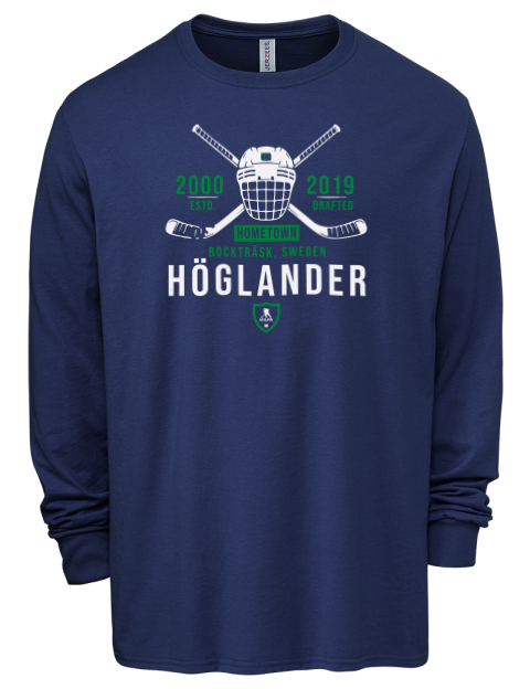 Heritage Nils Hoglander Men's Premium Blend Long Sleeve-T-Shirt | Swagsta
