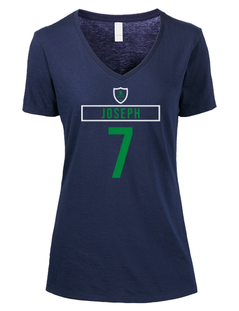 Away Jersey Pierre Olivier Joseph Premium Ladies V-Neck T-Shirt | Swagsta