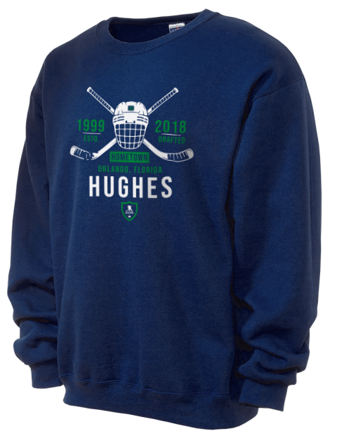 Heritage Quinn Hughes Unisex Crewneck Sweatshirt | Swagsta