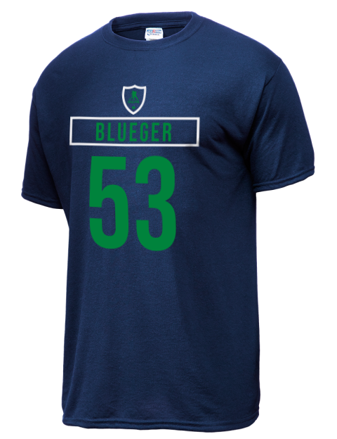 Away Jersey Theodor Blueger Dri-Power Unisex T-Shirt | Swagsta