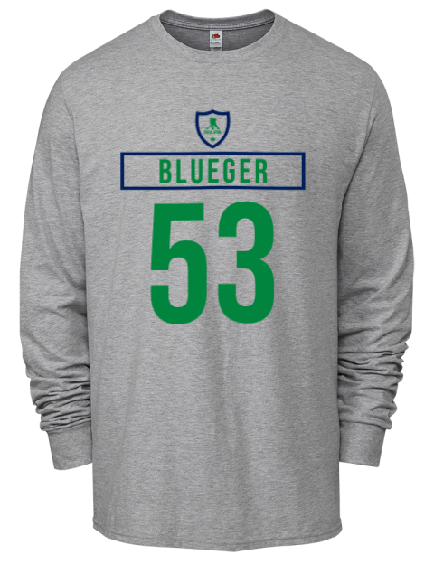 Home Jersey Theodor Blueger Men's Long-Sleeve T-Shirt | Swagsta