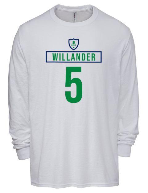 Home Jersey Tom Willander Men's Premium Blend Long Sleeve-T-Shirt | Swagsta