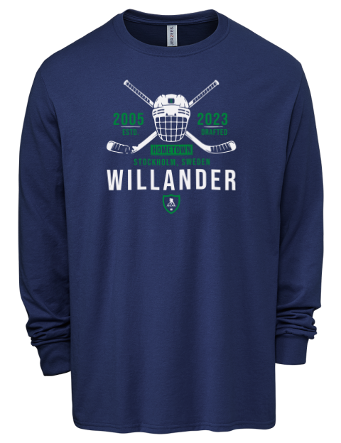Heritage Tom Willander Men's Premium Blend Long Sleeve-T-Shirt | Swagsta