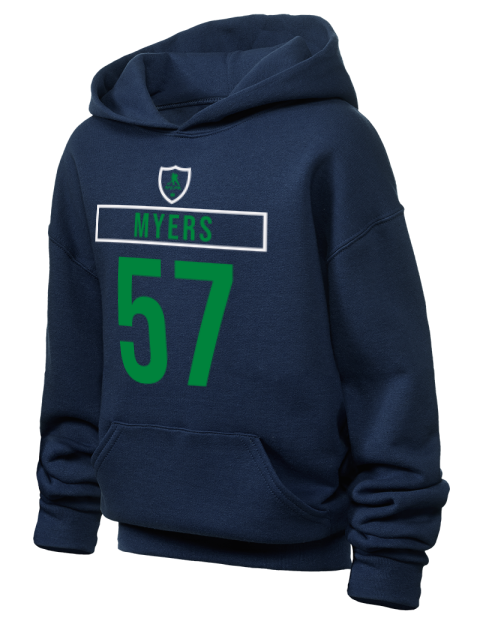 Away Jersey Tyler Myers Youth Hooded Sweatshirt | Swagsta