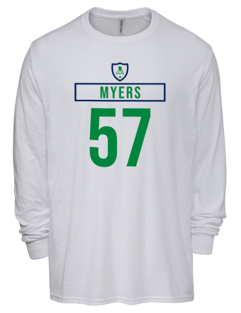 Home Jersey Tyler Myers Men's Premium Blend Long Sleeve-T-Shirt | Swagsta