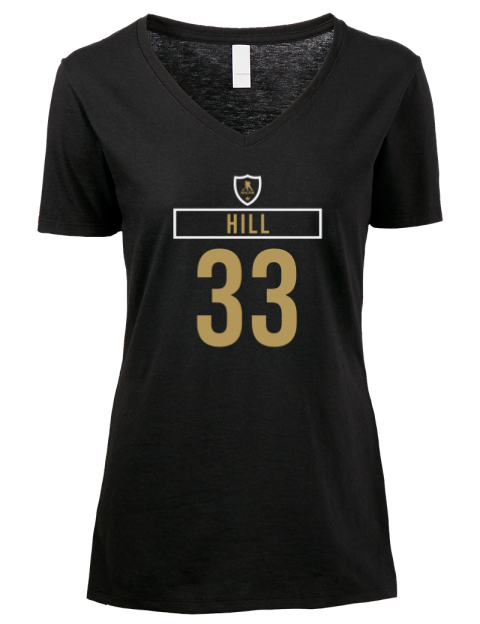 Away Jersey Adin Hill Premium Ladies V-Neck T-Shirt | Swagsta