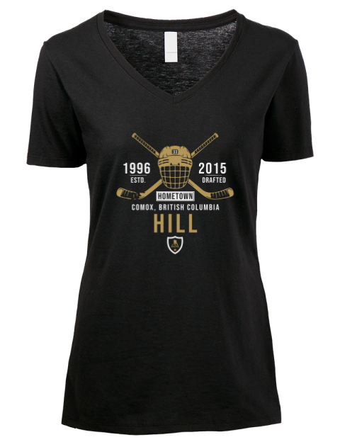Heritage Adin Hill Premium Ladies V-Neck T-Shirt | Swagsta
