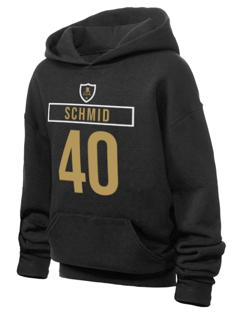 Away Jersey Akira Schmid Youth Hooded Sweatshirt | Swagsta