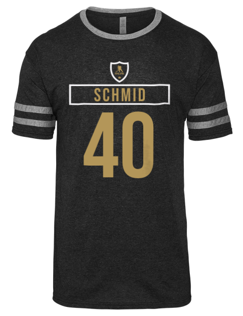 Away Jersey Akira Schmid Men's Tri-Blend T-Shirt | Swagsta