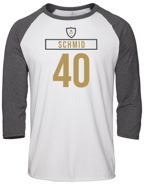 Home Jersey Akira Schmid Unisex Premium Three-Quarter Raglan T-Shirt | Swagsta