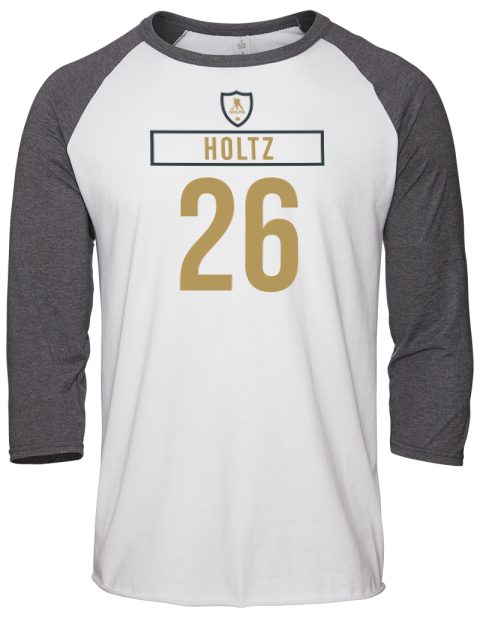 Home Jersey Alexander Holtz Unisex Premium Three-Quarter Raglan T-Shirt | Swagsta