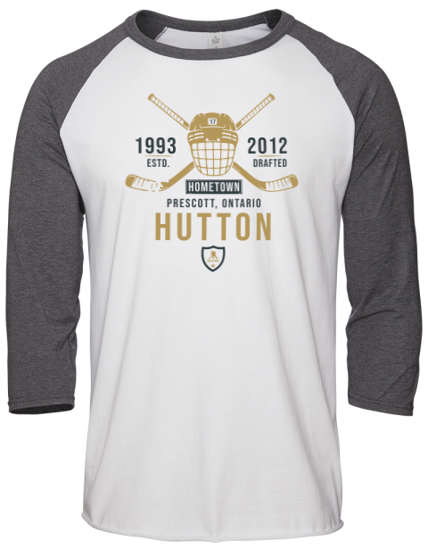 Classic Heritage Ben Hutton Unisex Premium Three-Quarter Raglan T-Shirt | Swagsta