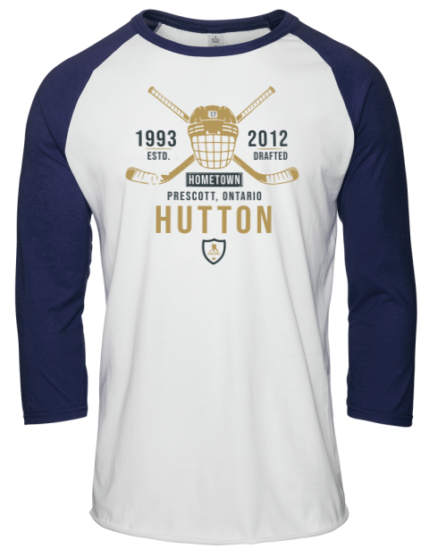Classic Heritage Ben Hutton Unisex Premium Three-Quarter Raglan T-Shirt | Swagsta