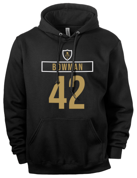 Away Jersey Braedon Bowman Eco Premium Unisex Hooded Sweatshirt | Swagsta