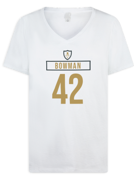Home Jersey Braedon Bowman Premium Ladies V-Neck T-Shirt | Swagsta