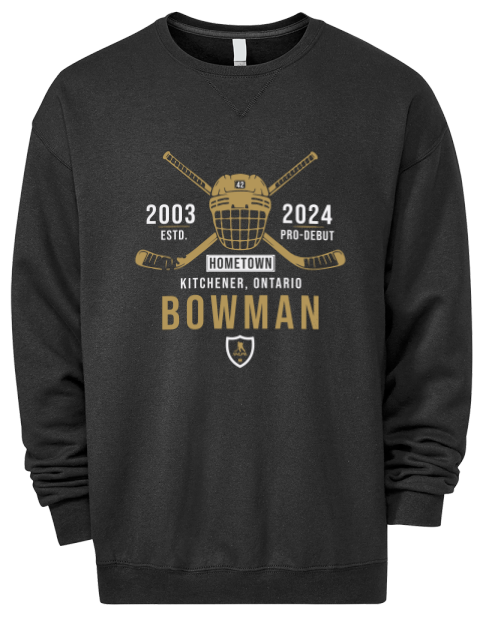 Heritage Braedon Bowman Premium Unisex Crewneck Sweatshirt | Swagsta