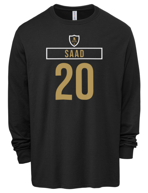 Away Jersey Brandon Saad Men's Premium Blend Long Sleeve-T-Shirt | Swagsta