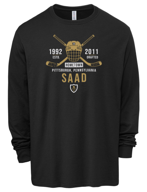 Heritage Brandon Saad Men's Premium Blend Long Sleeve-T-Shirt | Swagsta