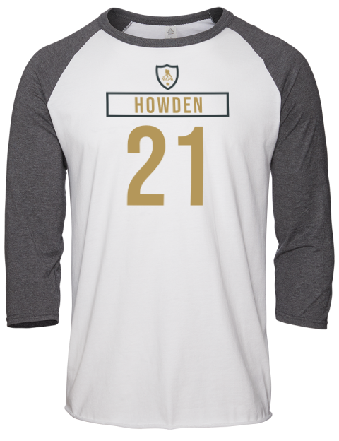 Home Jersey Brett Howden Unisex Premium Three-Quarter Raglan T-Shirt | Swagsta