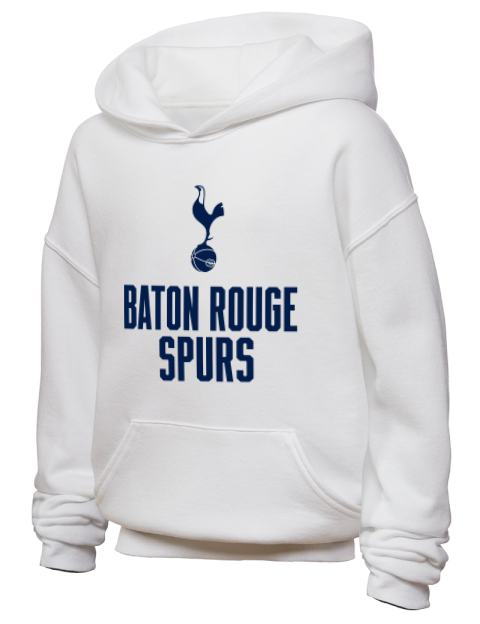Stacked Baton Rouge Spurs Youth Hooded Sweatshirt | Swagsta