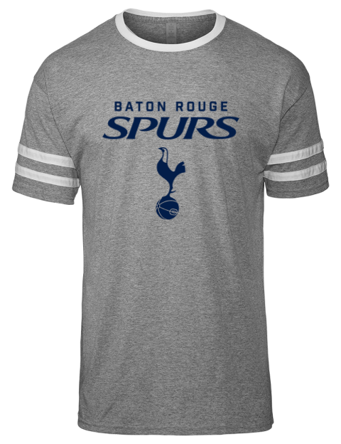Classic Edition Baton Rouge Spurs Men's Tri-Blend T-Shirt | Swagsta