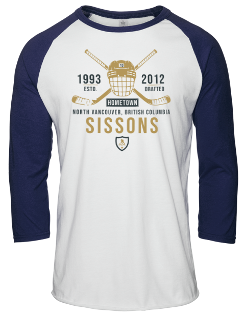 Classic Heritage Colton Sissons Unisex Premium Three-Quarter Raglan T-Shirt | Swagsta