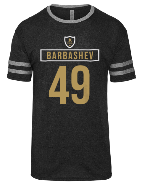 Away Jersey Ivan Barbashev Men's Tri-Blend T-Shirt | Swagsta