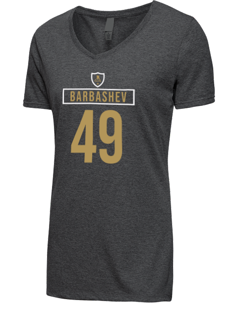 Away Jersey Ivan Barbashev Premium Ladies V-Neck T-Shirt | Swagsta