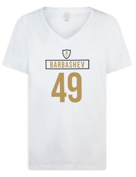 Home Jersey Ivan Barbashev Premium Ladies V-Neck T-Shirt | Swagsta
