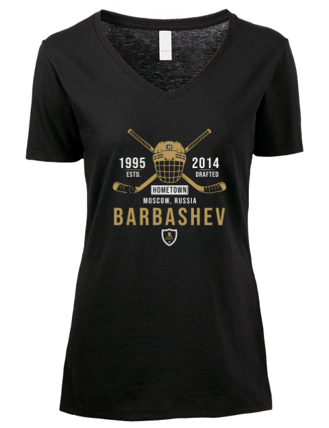 Heritage Ivan Barbashev Premium Ladies V-Neck T-Shirt | Swagsta