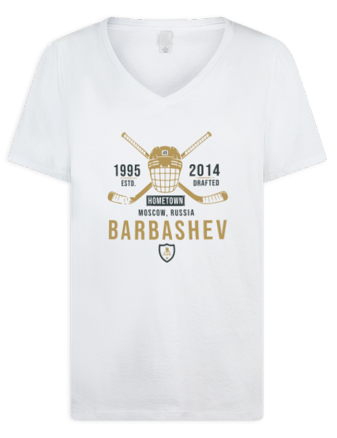 Classic Heritage Ivan Barbashev Premium Ladies V-Neck T-Shirt | Swagsta