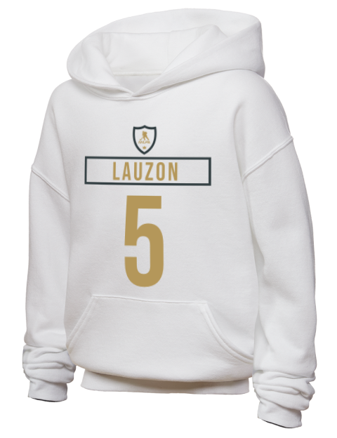 Home Jersey Jeremy Lauzon Youth Hooded Sweatshirt | Swagsta