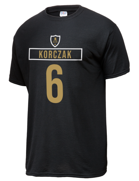 Away Jersey Kaedon Korczak Dri-Power Unisex T-Shirt | Swagsta